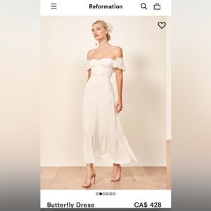 Reformation Butterfly Dress